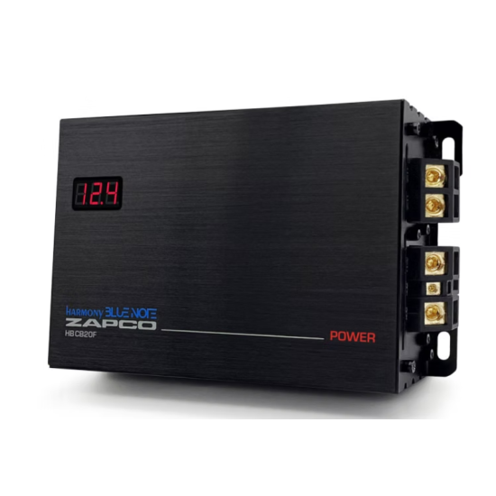 ZAPCO HB CB20F Bank Kondensatorów 20 Faradów Stabilizacja zasilania wzmacniaczy klasy High-End